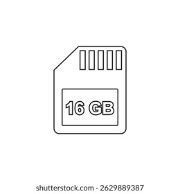 memory card icon , data icon