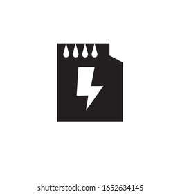 memory card icon logo symbol vector illustration