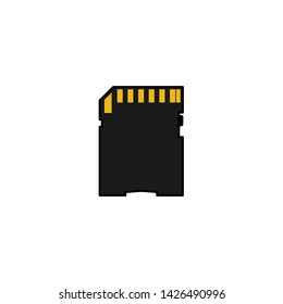 memory card icon on white background - Vector