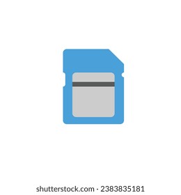 Memory card icon set. Camera instrument Symbol, logo . Vector Illustration flat icon.