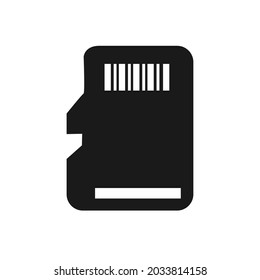 diseño de símbolo o icono de tarjeta de memoria