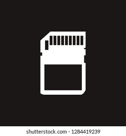 memory card icon. memory card vector design. sign design