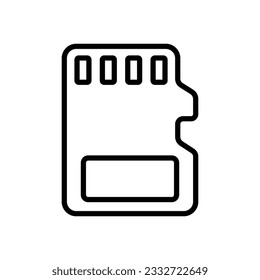 memory card icon vector design template in white background