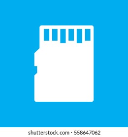 memory card icon vector illustration sign symbol