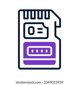 memory card icon for your website, mobile, presentation, and logo design.