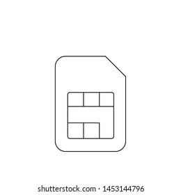 Memory Card Telephone vector  icon