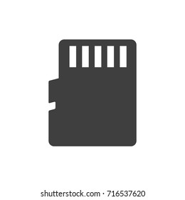 Memory Card Vector Design Icon