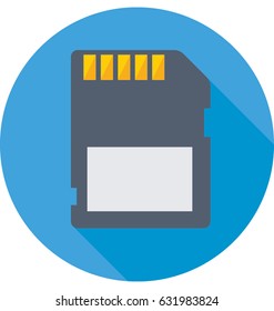 Memory Card Vector Icon