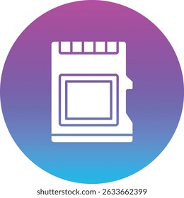 Memory Card vector icon. Can be used for printing, mobile and web applications.