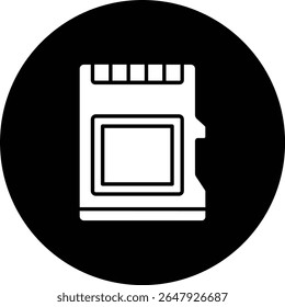 Memory Card vector icon. Can be used for printing, mobile and web applications.