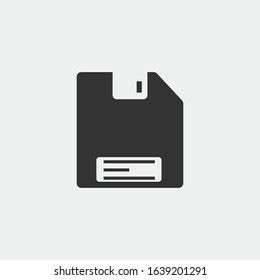 Memory Card vector icon illustration sign