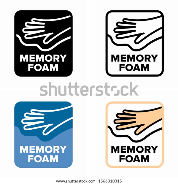 Memory foam,\
viscoelastic polyurethane\
cells
