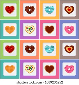 Memory game. Developing puzzle for kids and adults . Flat cartoon style. Vector illustration
