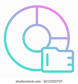 Memory Icon Element For Design