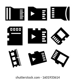 memory icon isolated sign symbol vector illustration - Collection of high quality black style vector icons

