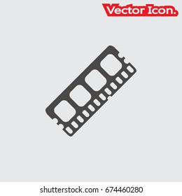 Memory icon isolated sign symbol and flat style for app, web and digital design. Vector illustration.