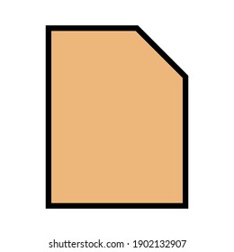 memory icon left on white background