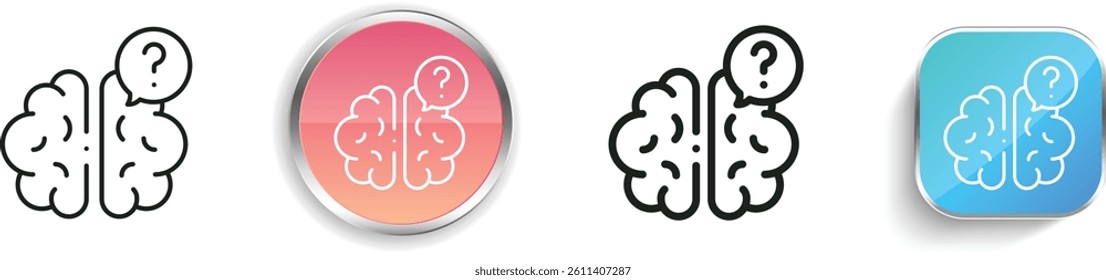 memory icon. Thin Linear, Regular and Button Style Design Isolated On White Background