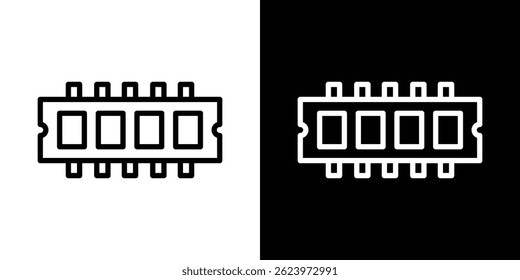 Memory icon vector, illustration logo template in trendy style