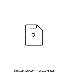 Memory icon, vector illustration on white background eps10 