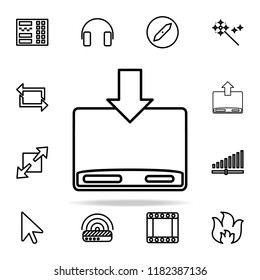 memory load character icon. web icons universal set for web and mobile on white background