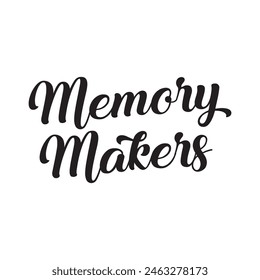 memory makers text on white background.