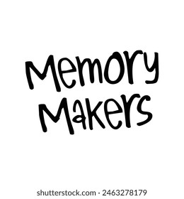 memory makers text on white background.