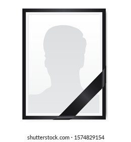 Memory portrait icon. Simple illustration of memory portrait vector icon for web
