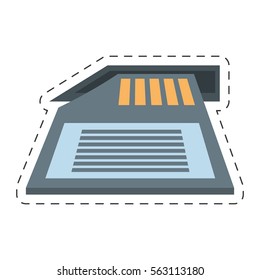 memory sd card back icon vector illustration eps 10