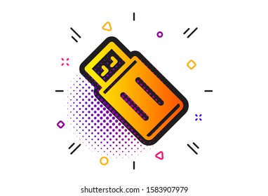 Usb Icon Design Vector Stock Vector (Royalty Free) 1211291629