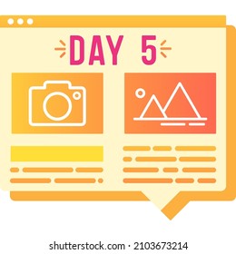 Almacenamiento de memoria en icono vector de teléfono móvil. Clasificación de fotos día a día aplicación inteligente. Pantalla Smartphone con álbum de galería de imágenes
