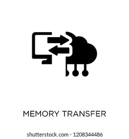 Memory transfer icon. Memory transfer symbol design from Artificial Intellegence collection.