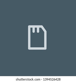 Memory vector icon. Memory concept stroke symbol design. Thin graphic elements vector illustration, outline pattern for your web site design, logo, UI. EPS 10.