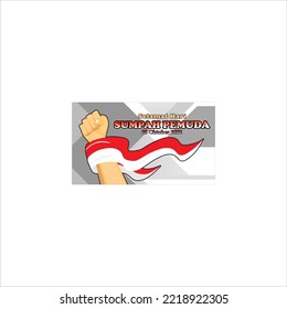 Memperingati Hari Sumpah Pemuda,Indonesia,Vector and design