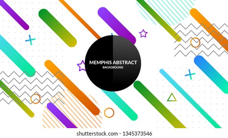 Memphis abstract background