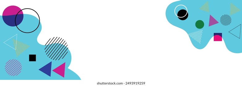 Memphis abstract background, suit for banner, backdrop, flyer, etc.
