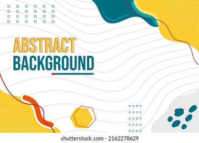 memphis and abstract background in vector