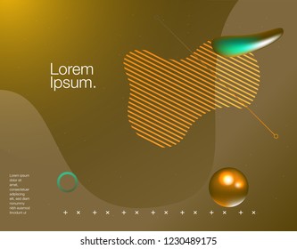 Memphis abstract color background design