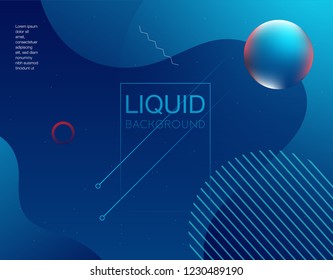 Memphis abstract color background design