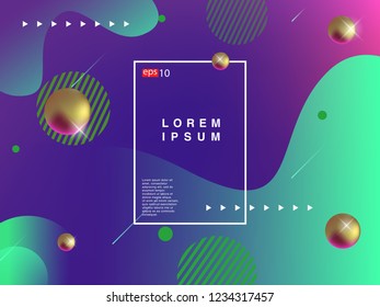 Memphis abstract color background design. Eps 10 vector
