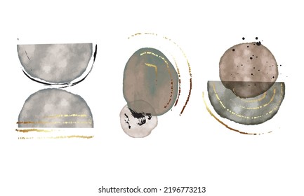 Memphis abstract shape vector in grey color design geometric abstract design dot graphics 