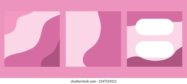 Memphis Abstract Square Background Template