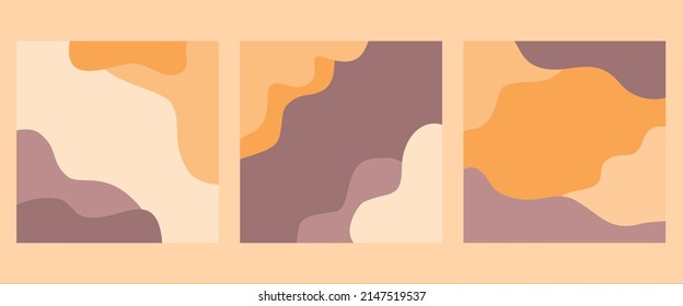 Memphis Abstract Square Background Template