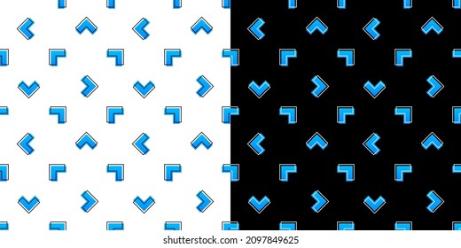Memphis abstraction figure pattern. Trendy pattern for decorative design. Wave logo. Abstract modern line background. Geometric element.