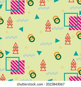 Memphis background with abstract colorful geometric shape, can be used for banner sale, wallpaper, for, brochure,Magazine Cover, Poster, Etc.