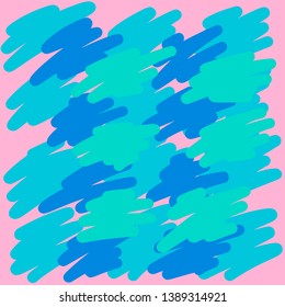Memphis background with abstract paint smears and stains. Retro style vector illustration for wrapping paper, fabric print. banner, flyer, card, cover, template and poster. Eps10 