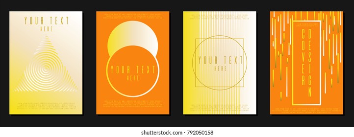 Memphis background design for your business. A4 brochure title sheet. Can be used for poster, brochure, magazine, card, book, flyer, banner, anniversary
 Trendy corporate style.