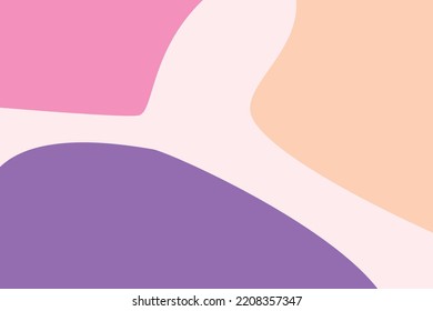 Memphis background minimalist style for beauty presentation using pastel color
