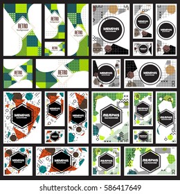 memphis background style Design Template,Vector Illustration