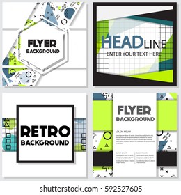 memphis background style Design Template,Vector Illustration